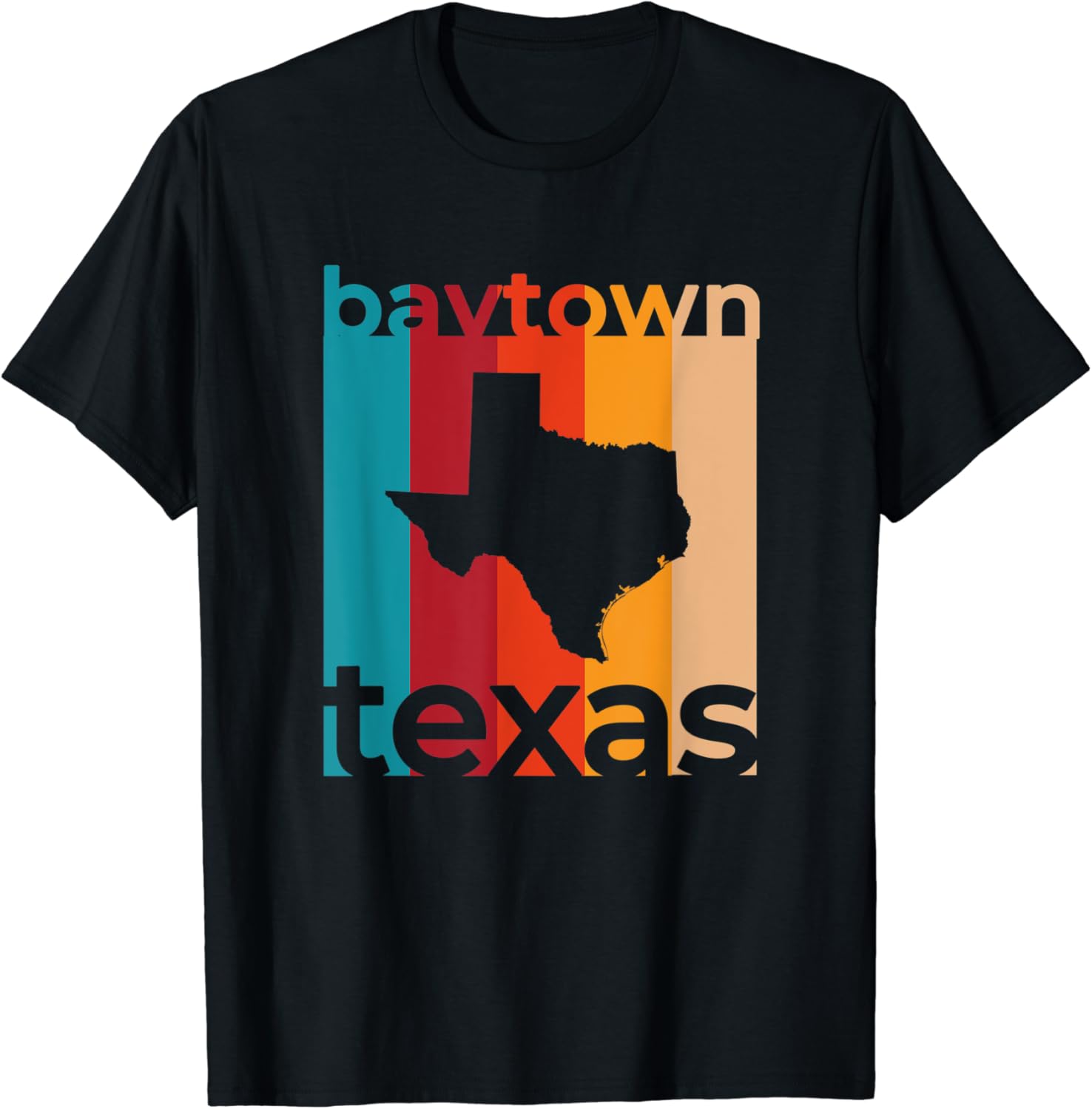 Amazoncom baytown texas vintage tx retro repeat cutout tshirt Amazoncom baytown texas vintage tx retro repeat cutout tshirt